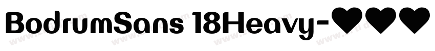 BodrumSans 18Heavy字体转换 BodrumSans 18Heavy字体转换